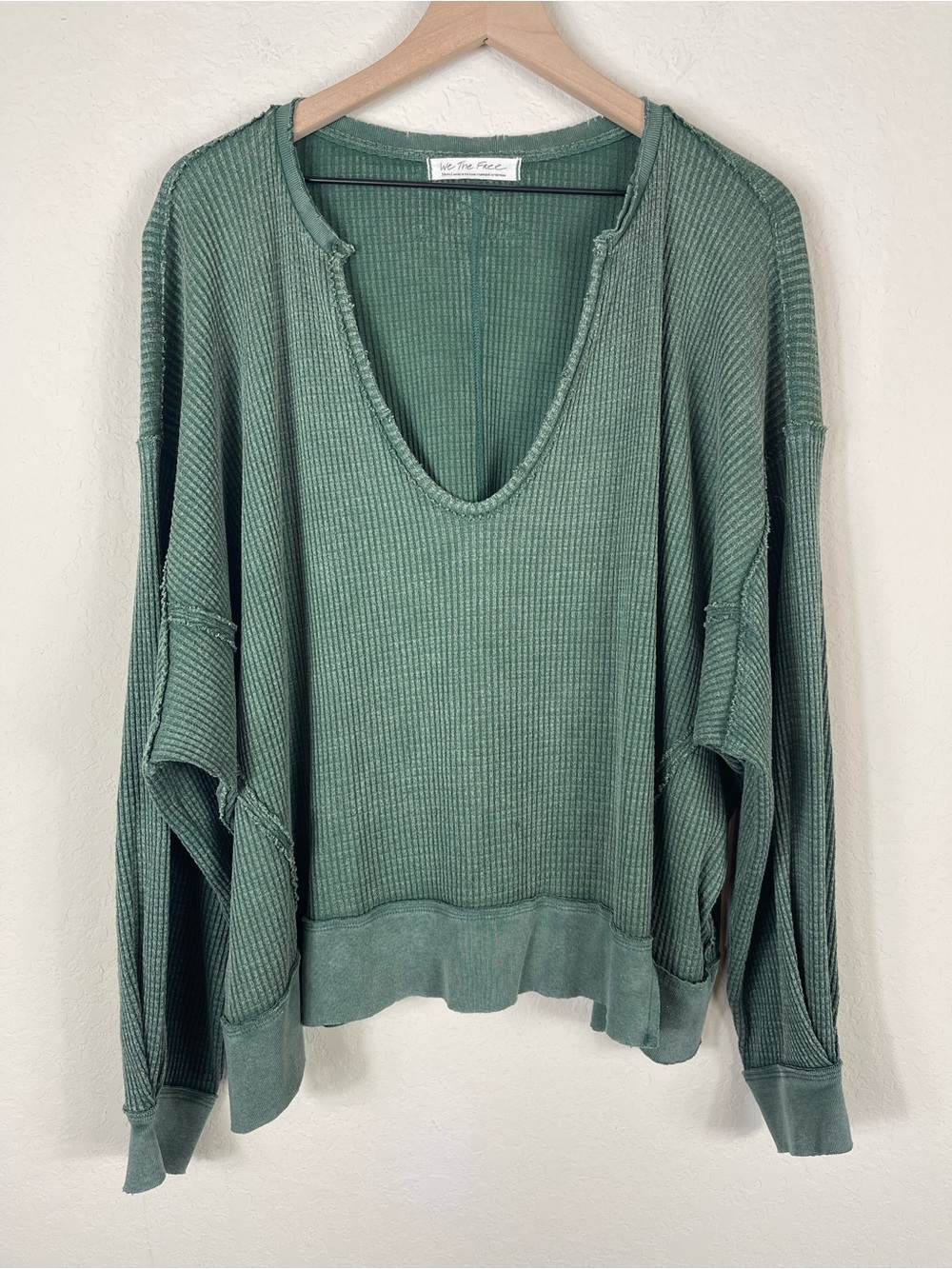 We The Free Buttercup Thermal Top Green Size Small - Picture 4 of 9